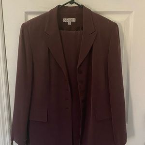 dressbarn maroon blazer and pants set!